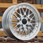 Diski R16 5×120 J7 ET40 RACINGLINE A1025 BMW Silver +Polished Lip