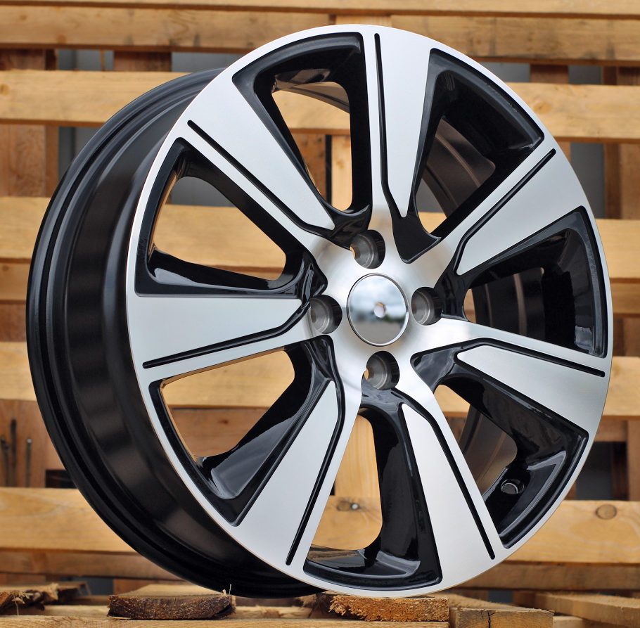 Diski R17 4x100 J6.5 ET45 RACINGLINE L1671 Black Polished