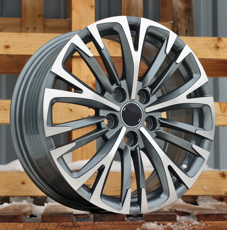 Diski R18 5x114.3 J7 ET50 RACINGLINE IN3515F TOYOTA Grey Polished (Hybrid Forged)