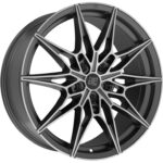 Diski R20 5×112 J8 ET45 MSW 75 Matt Gun Metal Full Polished (Mgmfp)