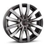 Diski R16 6×130 J6.5 ET62 Borbet CW6 mistral anthracite glossy polished