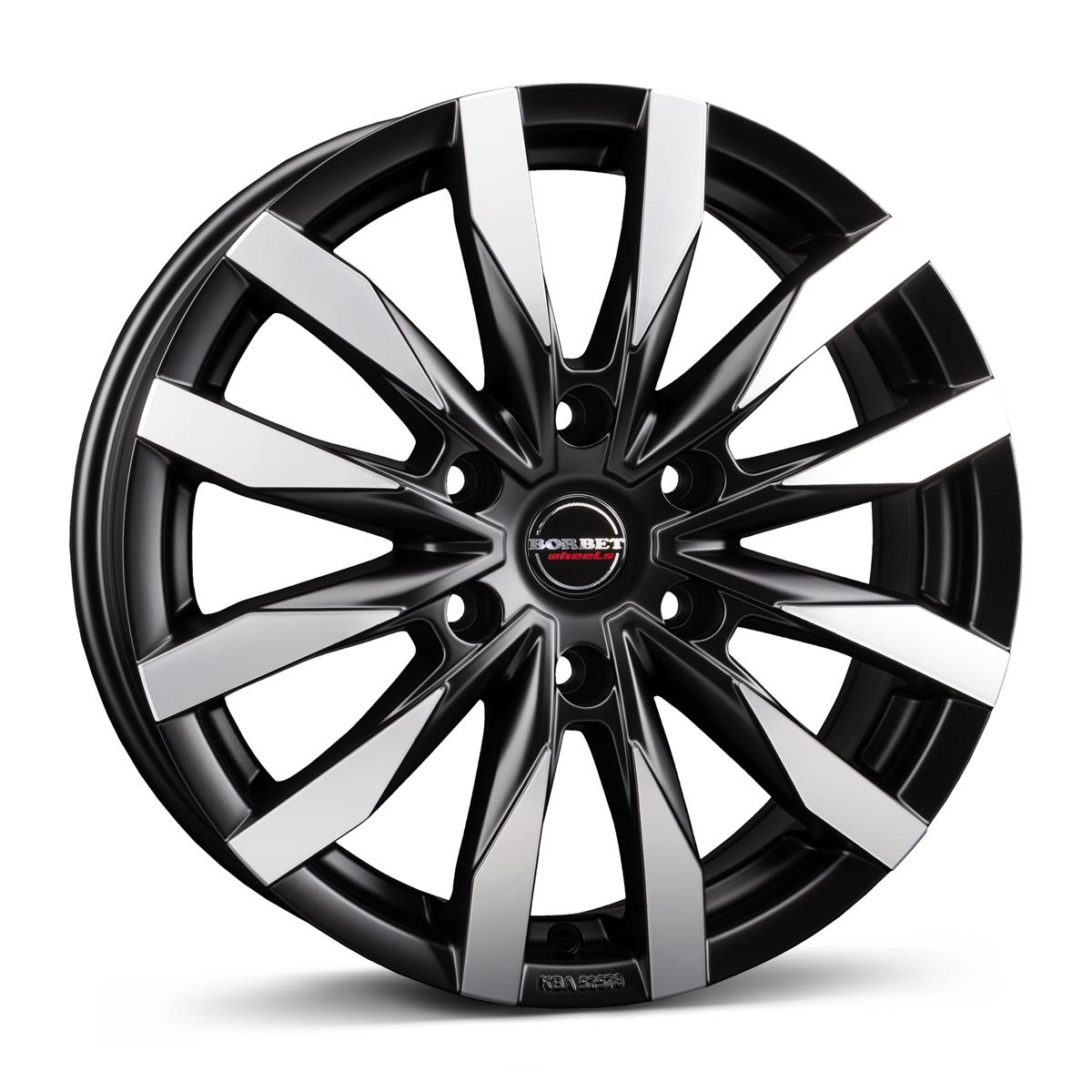 Diski R16 6x130 J6.5 ET62 Borbet CW6 black polished matt
