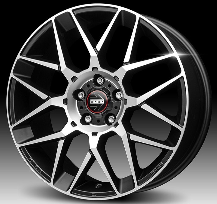 Diski R18 5x112 J8 ET35 Momo REVENGE EVO 2.0 Matt Black Polished