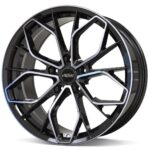Diski R18 5×114 J8.5 ET35 Venue Rocker Black Polished