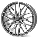 Diski R22 5×112 J10 ET18 MSW 50 Matt Gun Metal Full Polished (Mgmfp)