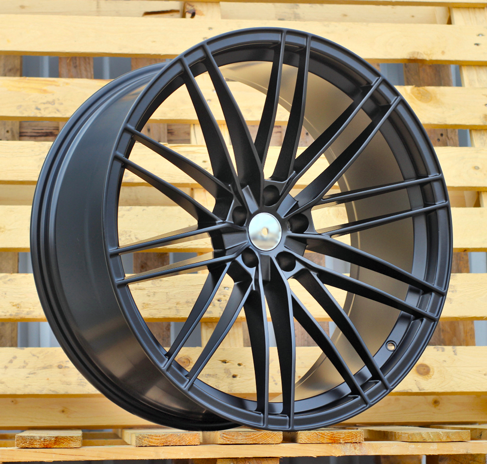 Diski R23 5x112 J10 ET15 RACINGLINE F1995 AUDI Black Half Matt