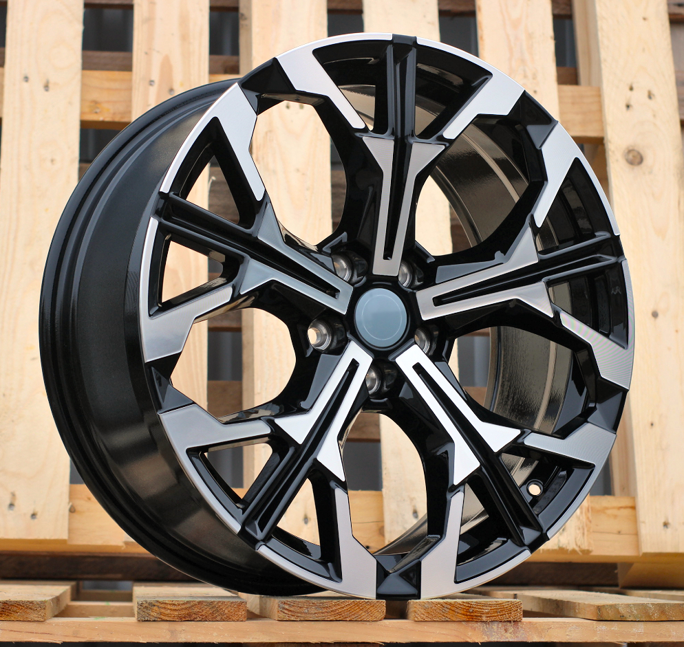 Diski R18 5x112 J8 ET27 RACINGLINE H3457F BMW Black Polished (Hybrid Forged)
