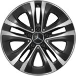 DISKI Mercedes OEM R17 5×112 J6.5 ET44/66.6 A1774012900 Black Polished