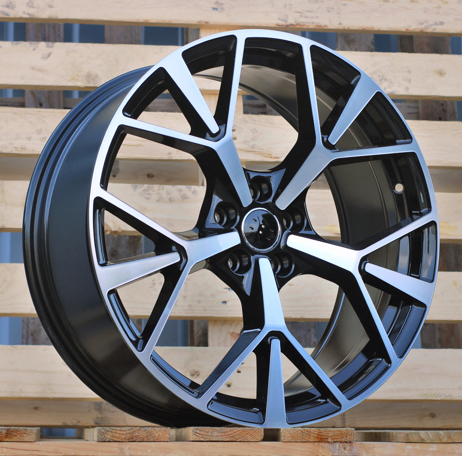 Diski R20 5x112 J8.5 ET38 RACINGLINE 3S1385 AUDI Black Polished (Hybrid Forged)