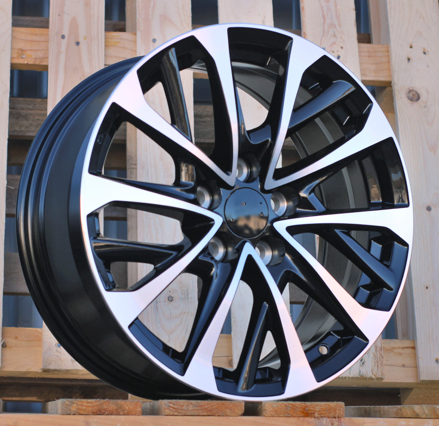 Diski R17 5x114.3 J7.5 ET40 RACINGLINE H3320F LEXUS Black Polished (Hybrid Forged)