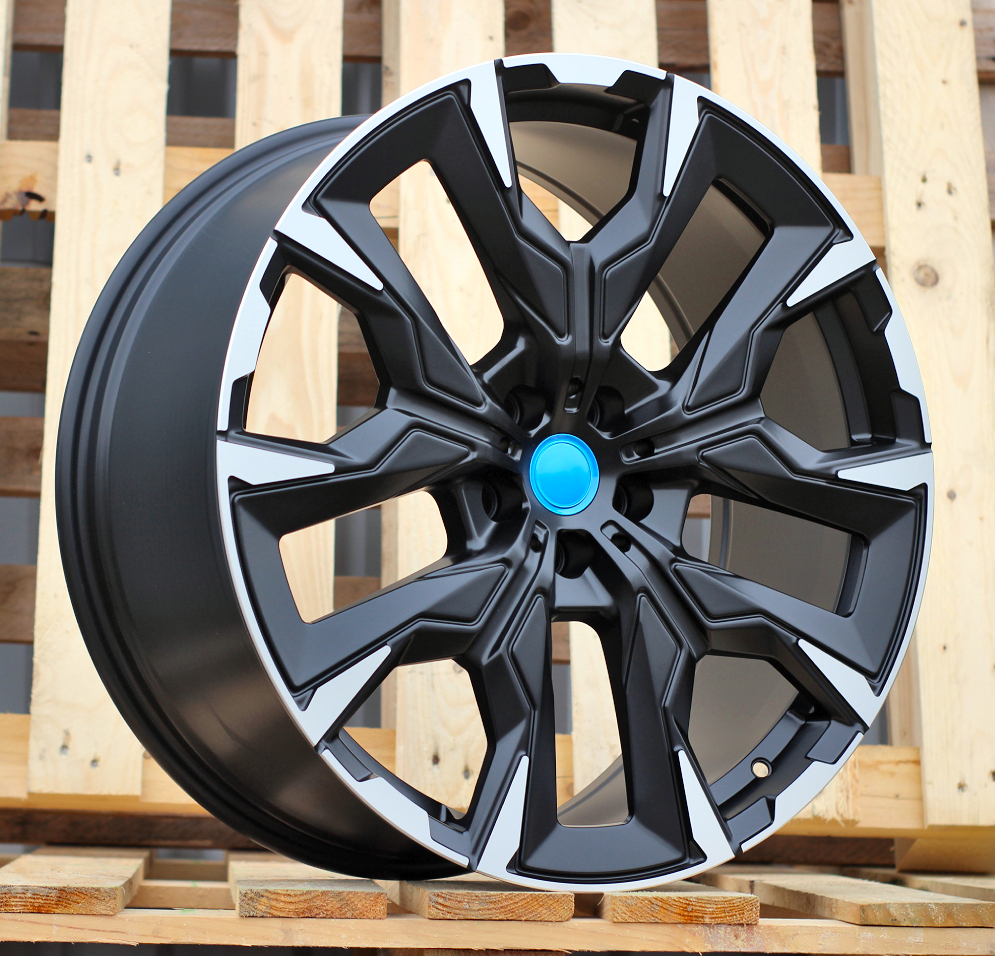Diski R21 5x112 J9.5 ET43 RACINGLINE 3S1349 BMW Black Polished Half Matt (Rear+Front) (Hybrid Forged)