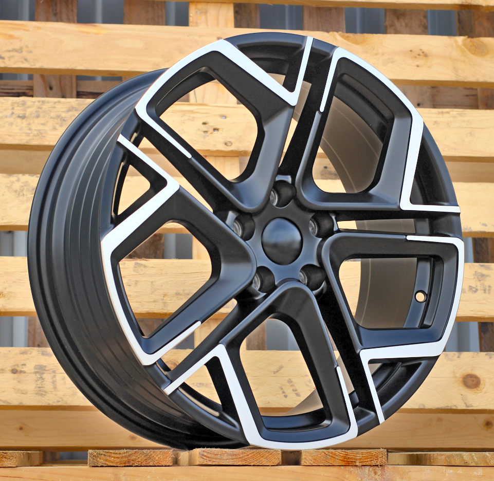 Diski R18 5x112 J7.5 ET40 RACINGLINE Y1243 VW Black Polished Half Matt (Hybrid Forged)