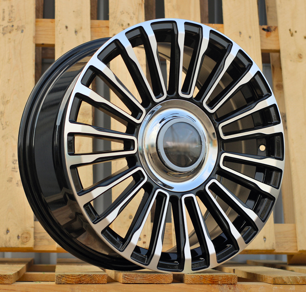 Diski R18 10x108/114.3 J8 ET42 RACINGLINE REW018 Black Polished (Hybrid Forged)