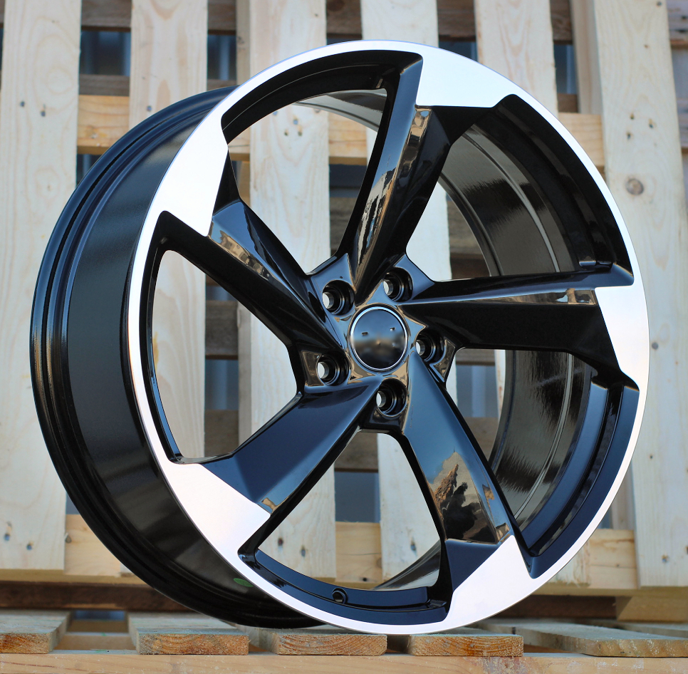 Diski R20 5x112 J8.5 ET40 RACINGLINE FBX390 AUDI Black Polished (Hybrid Forged)