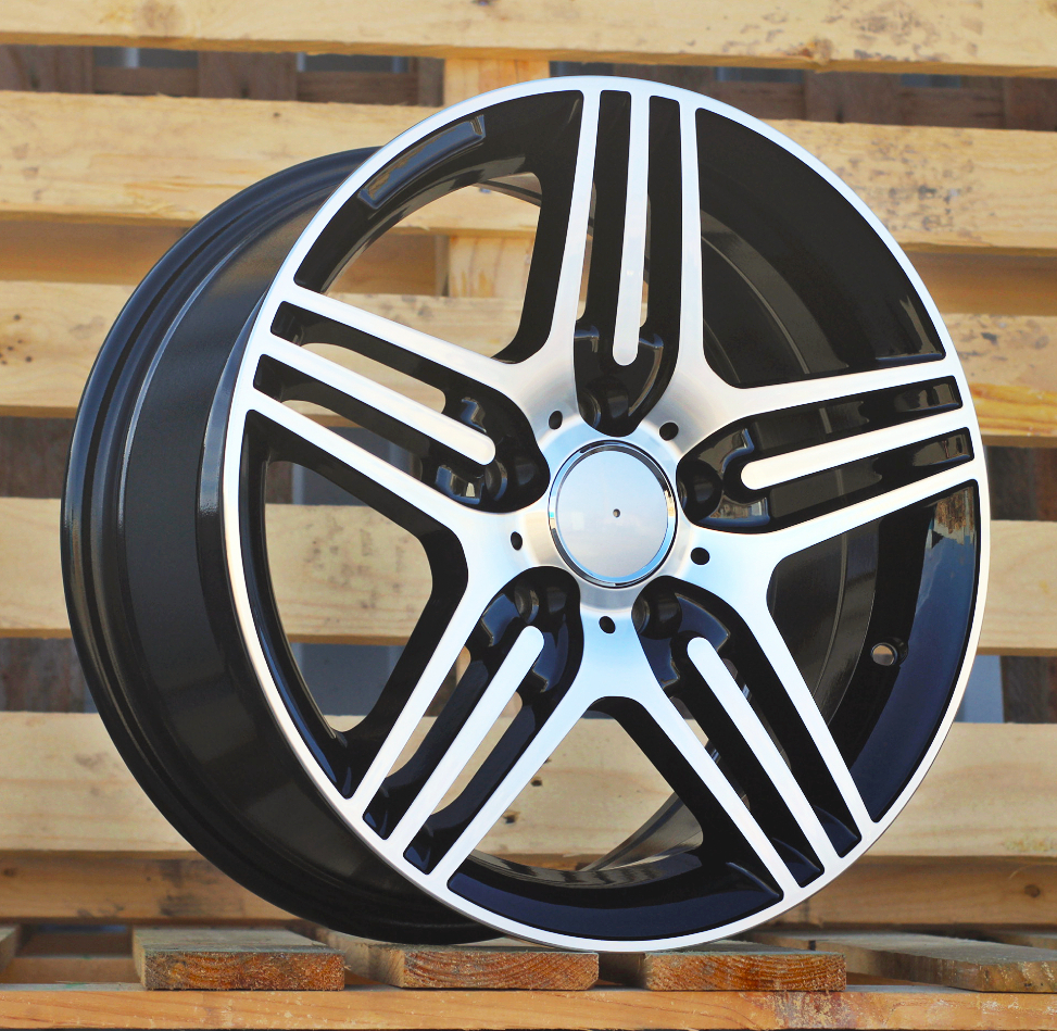 Diski R16 5x112 J7.5 ET35 RACINGLINE DW202 MERCEDES Black Polished