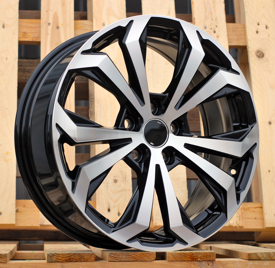Diski R18 5x114.3 J7 ET35 RACINGLINE Y1133 TOYOTA Black Polished (Hybrid Forged)
