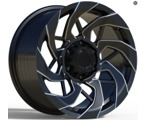 Diski R17 6×139.7 J9 ET RACINGLINE FBX350 4X4 (BLML) (Hybrid Forged)
