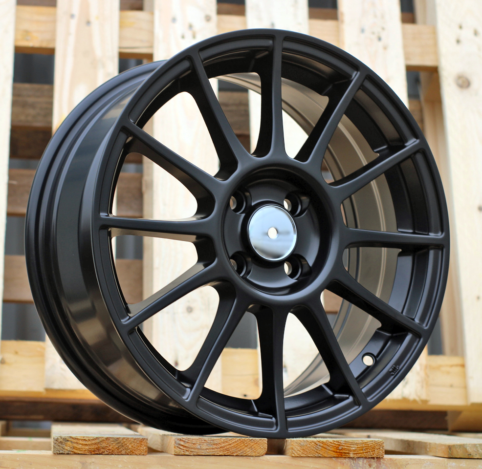 Diski R16 4x98 J6.5 ET35 RACINGLINE Y1208 FIAT Black Half Matt