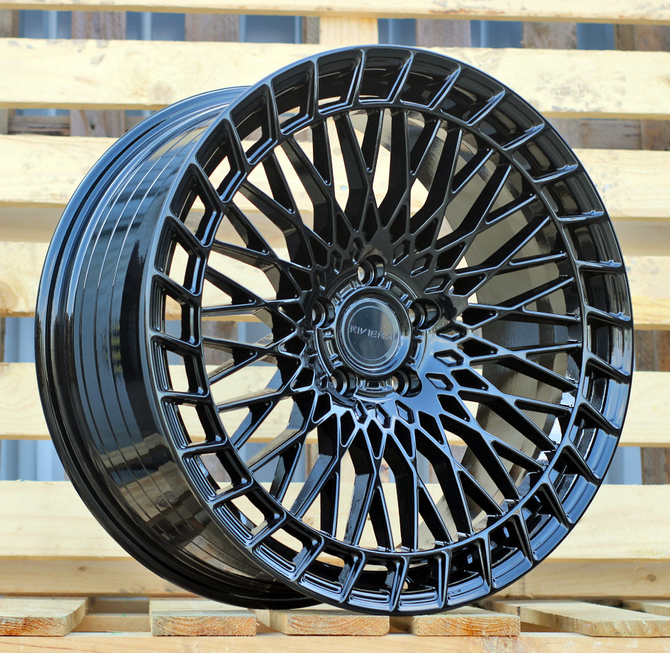 Diski R19 5x112 J8.5 ET42 RACINGLINE HF2113A Black (Hybrid Forged)