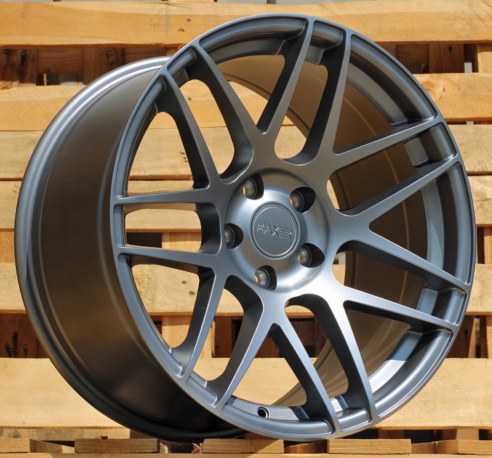 DISKI Haxer HX022 R19 5×120 J9/10 ET30 Gun Metal Half Matt (2+2)