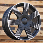 Diski R17 4×98 J7 ET41 RACINGLINE YF7074 FIAT Black Polished Half Matt (Hybrid Forged)