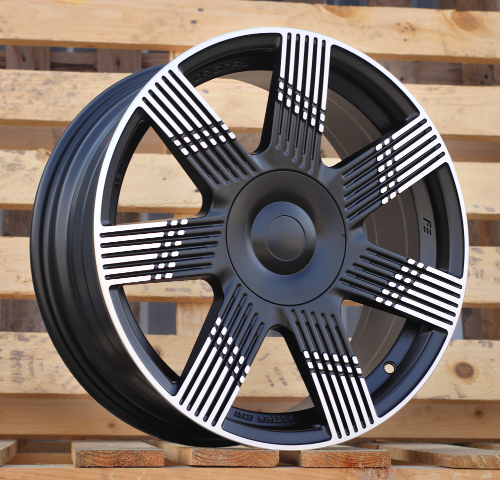 Diski R17 4x98 J7 ET41 RACINGLINE YF7074 FIAT Black Polished Half Matt (Hybrid Forged)