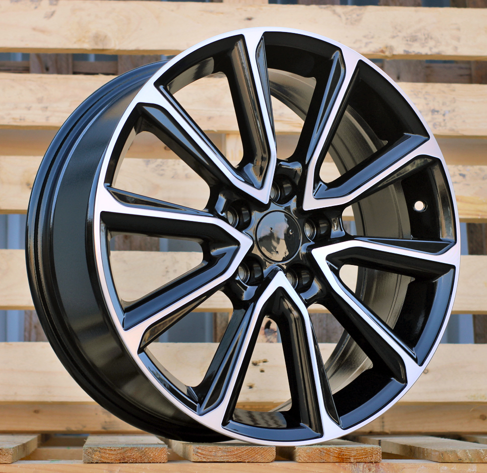 Diski R18 5x114.3 J7.5 ET35 RACINGLINE B5344 LEXUS Black Polished