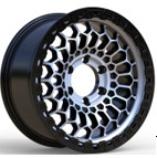 Diski R17 5×150 J8.5 ET25 RACINGLINE FBX357 4X4 Silver Polished (Hybrid Forged)