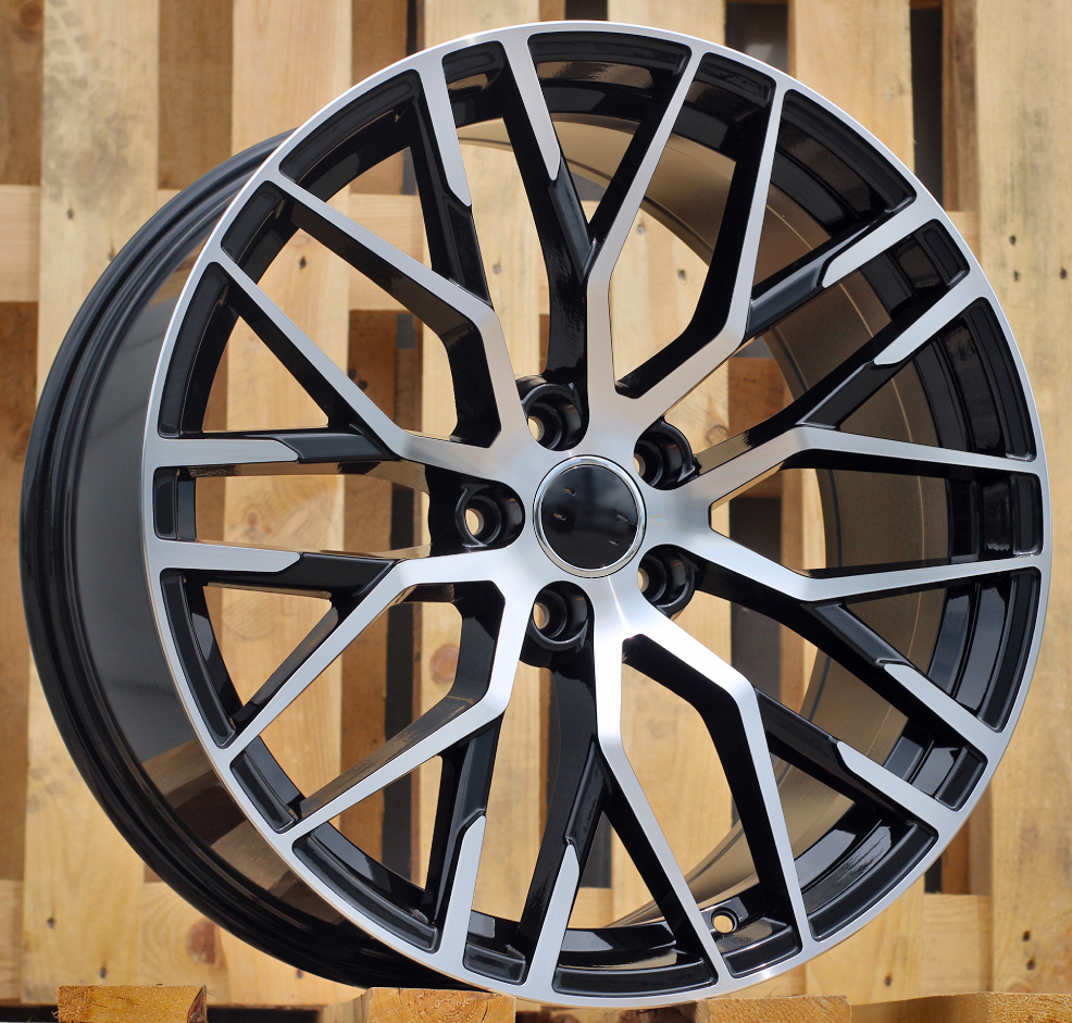 Diski R20 5x112 J9 ET35 RACINGLINE XFE30 AUDI Black Polished (Hybrid Forged)