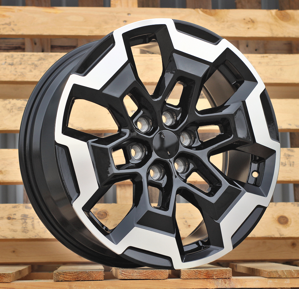 Diski R18 6x114.3 J7.5 ET30 RACINGLINE L2279 4X4 Black Polished