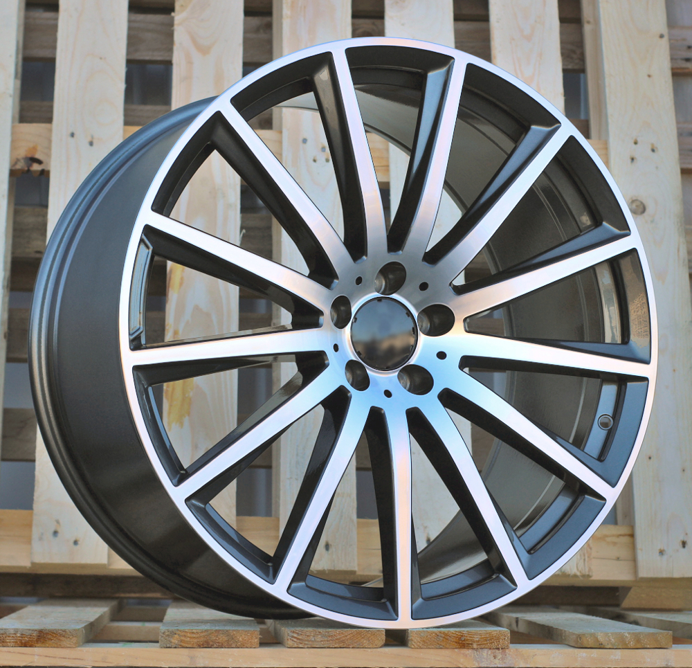 Diski R22 5x112 J11.5 ET47 RACINGLINE H3524F MERCEDES Grey Polished (Rear+Front) (Hybrid Forged)