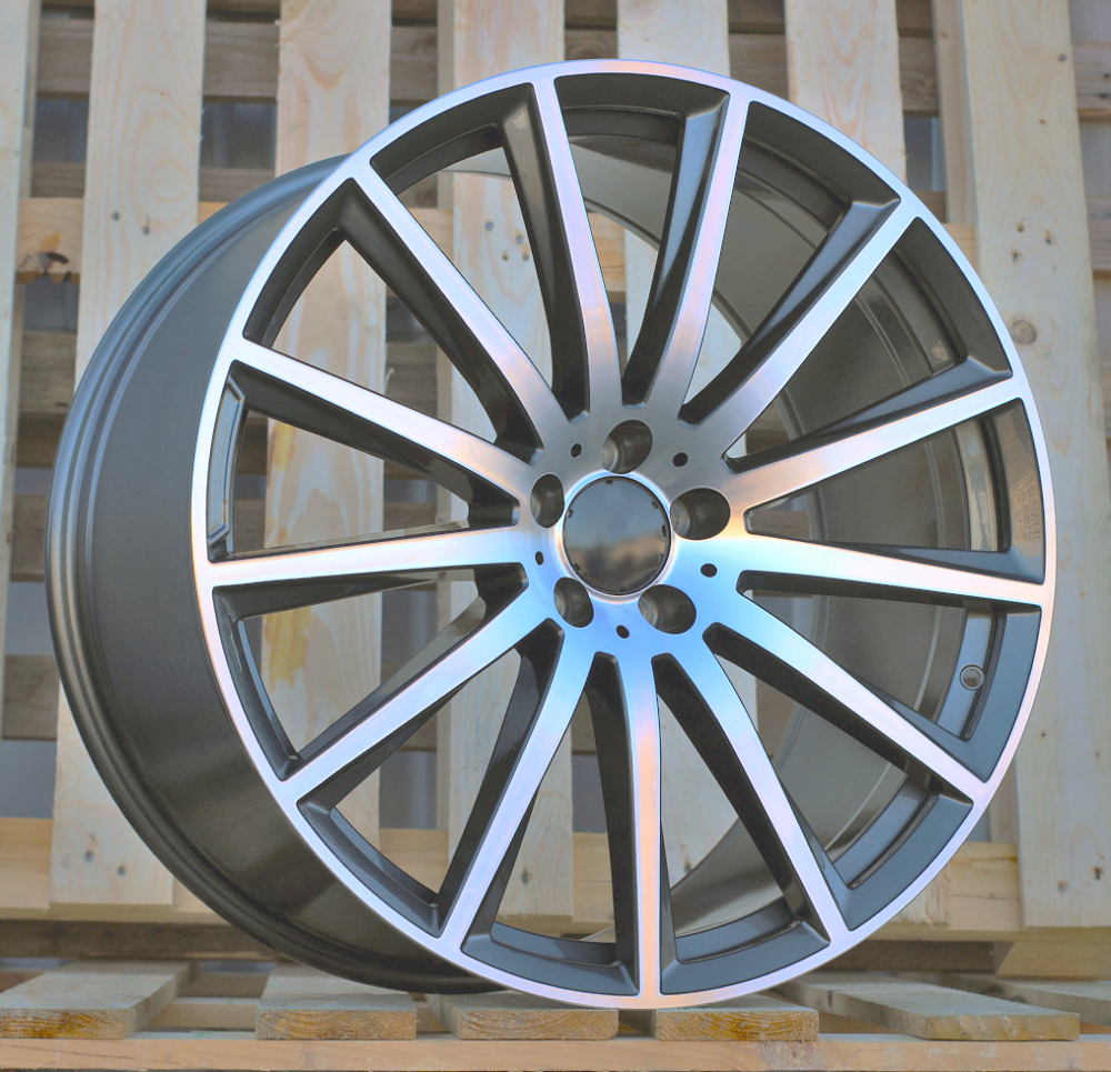 Diski R21 5x112 J10 ET44 RACINGLINE H3524F MERCEDES Grey Polished (Rear+Front) (Hybrid Forged)