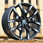Diski R19 5×112 J8 ET27 RACINGLINE H3456F BMW Black Polished Half Matt (Rear+Front) (Hybrid Forged)
