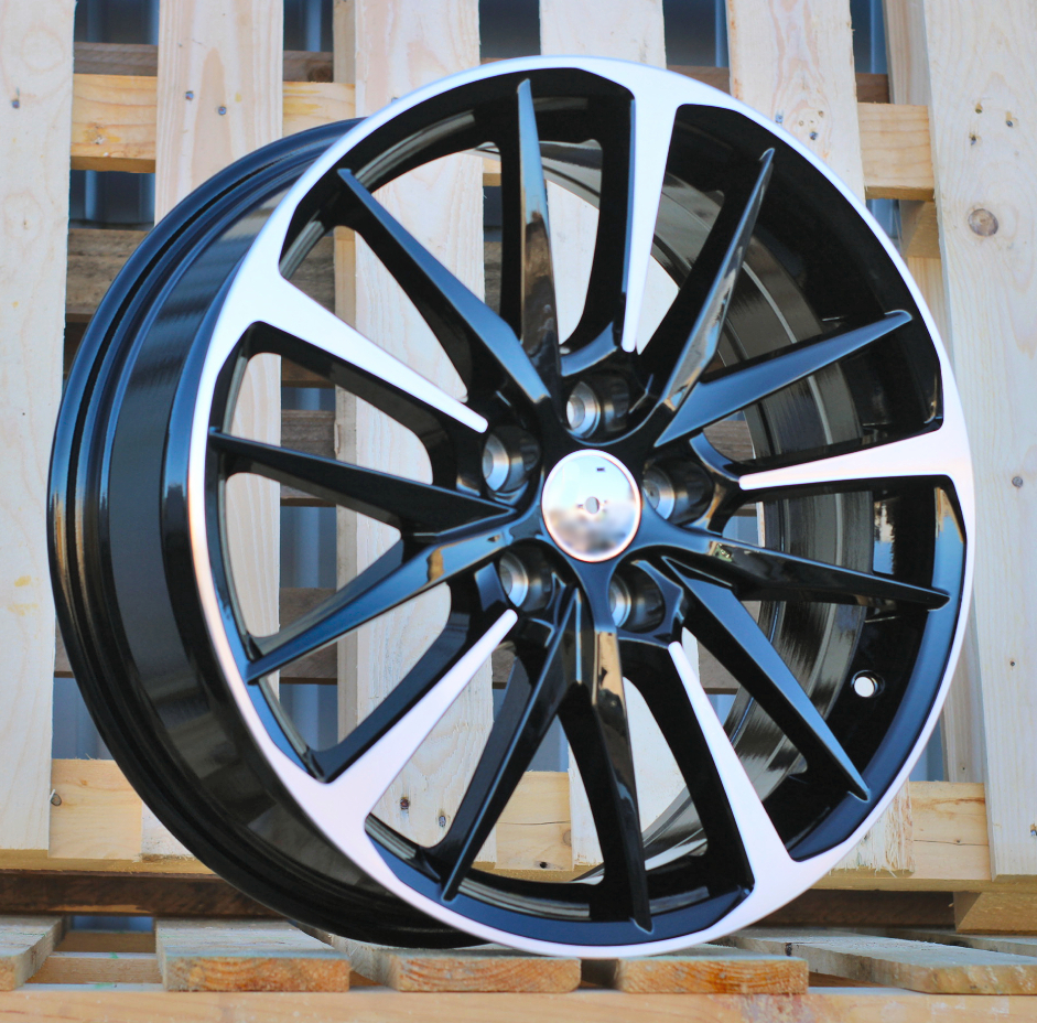 Diski R18 5x114.3 J7 ET35 RACINGLINE IN0184 TOYOTA Black Polished
