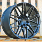 Diski R21 5×130 J8.5 ET27 RACINGLINE 3S1324 PORCHE Black Half Matt (Rear+Front)