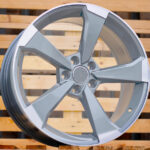 Diski R17 5×112 J7.5 ET40 RACINGLINE XE351 AUDI Grey Polished Half Matt (Hybrid Forged)