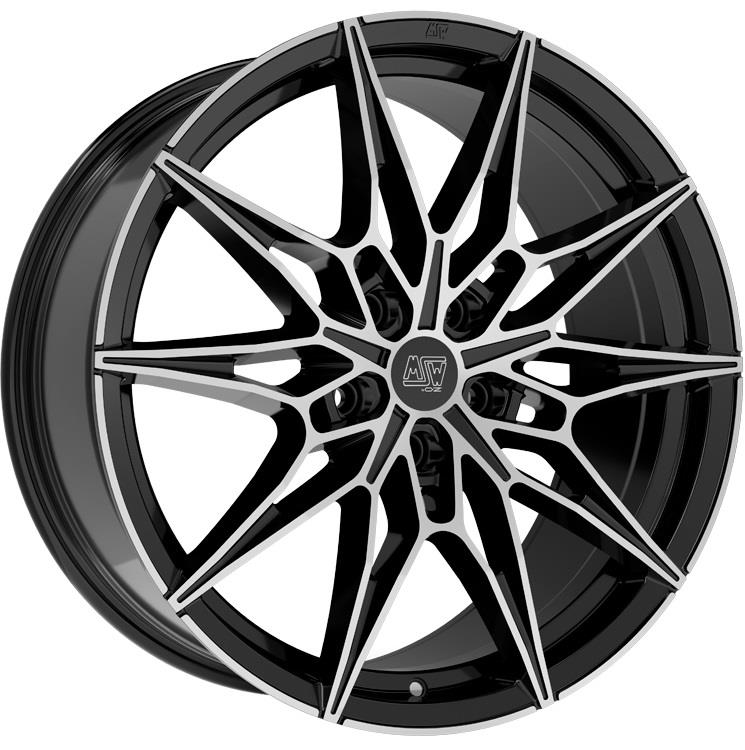 Diski R20 5x112 J9 ET35 MSW 75 Gloss Black Full Polished