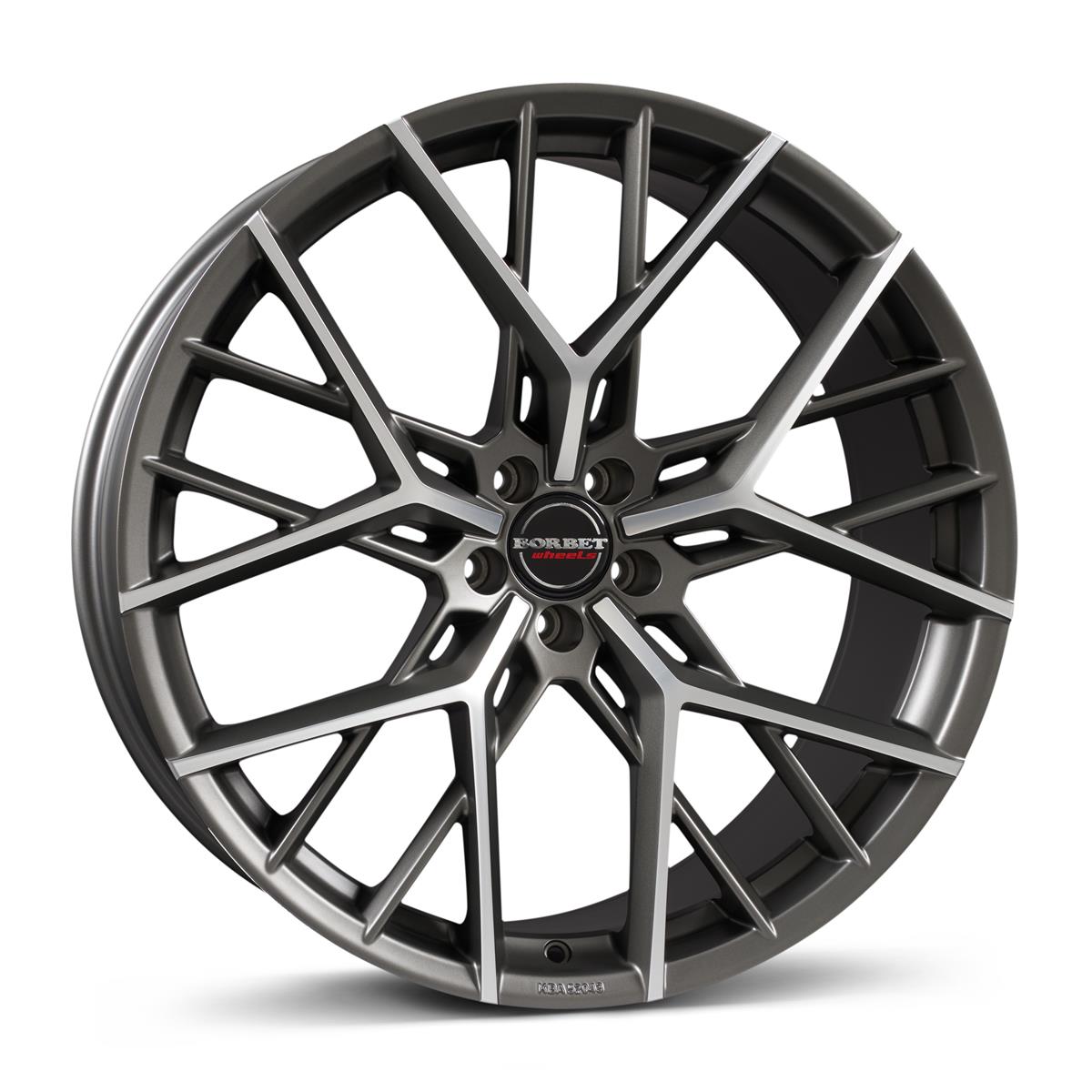 Diski R18 5x108 J8 ET45 Borbet BY titan polished matt