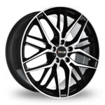 Diski R18 5×120 J8 ET45 Avus AF19 Black Polished