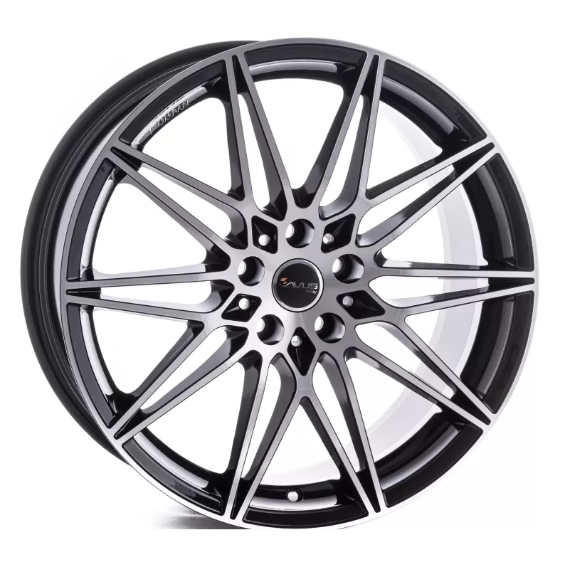 Diski R20 5x120 J9.5 ET45 Avus AC-MB5 Black Polished