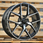 Diski R18 5×112 J8 ET43 RACINGLINE XE137 MERCEDES Black Polished (Hybrid Forged)