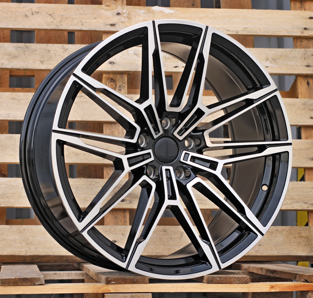 Diski R17 5x112 J7.5 ET40 RACINGLINE I0294 BMW Black Polished (Hybrid Forged)