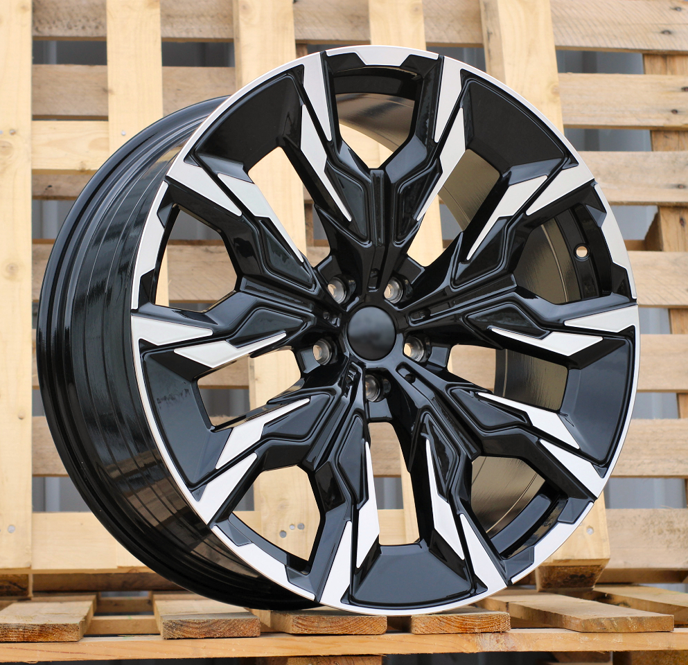 Diski R21 5x112 J8.5 ET32 RACINGLINE A5915 BMW Black Polished (Rear+Front) (Hybrid Forged)