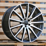 Diski R21 5×112 J11 ET42 RACINGLINE H3524F MERCEDES Black Polished (Rear+Front) (Hybrid Forged)