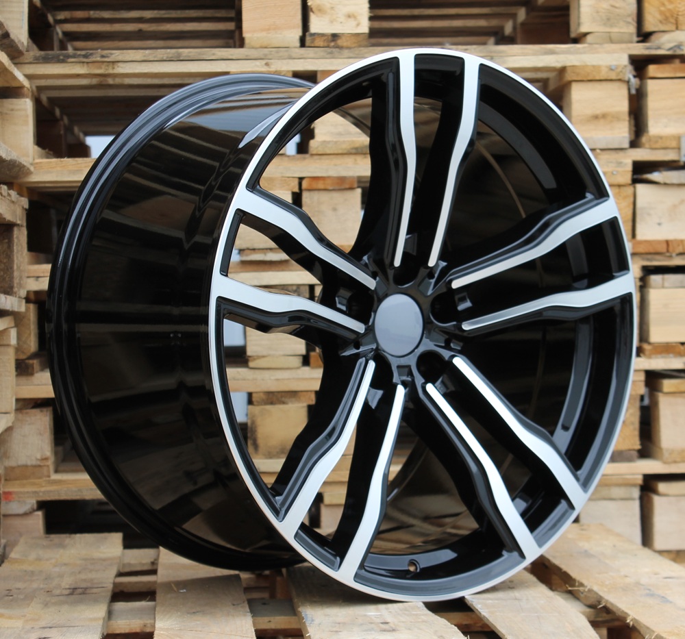 Diski R21 5x120 J10.5 ET40 RACINGLINE BY588 BMW Black Polished (Rear+Front)