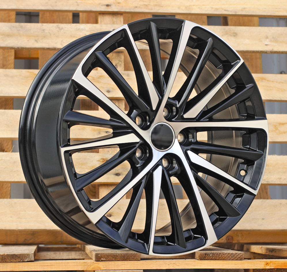 Diski R18 5x114.3 J8 ET42 RACINGLINE 3S1366 LEXUS Black Polished (Hybrid Forged)
