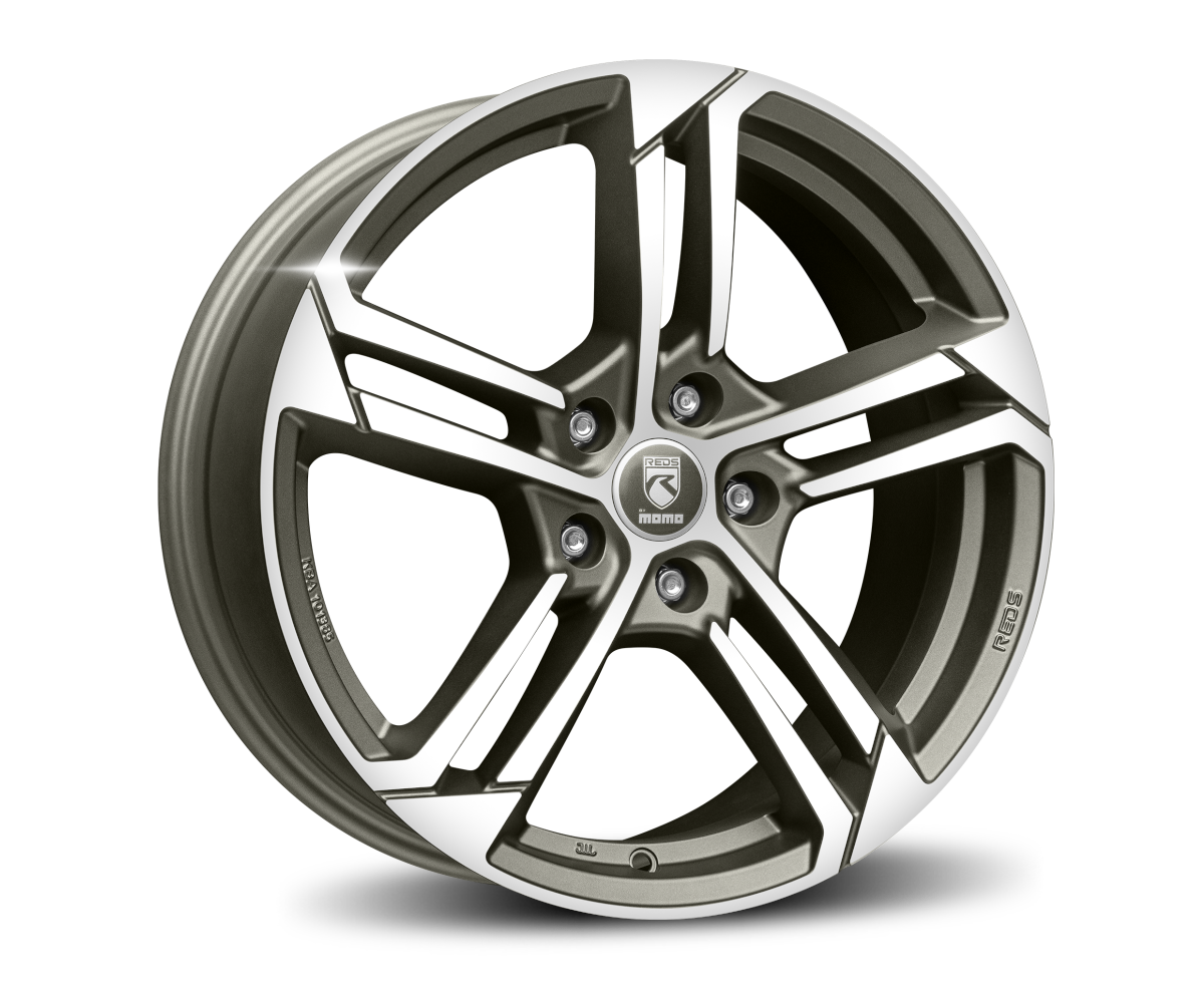 Diski R18 5x114.3 J7.5 ET32 Reds Twist Graphite Matt Polished