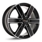 Diski R16 6×125 J6.5 ET68 Avus AC-V61 Black Polished