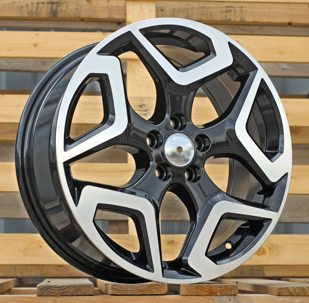 Diski R17 5x100 J7 ET55 RACINGLINE B1606 SUBARU Black Polished