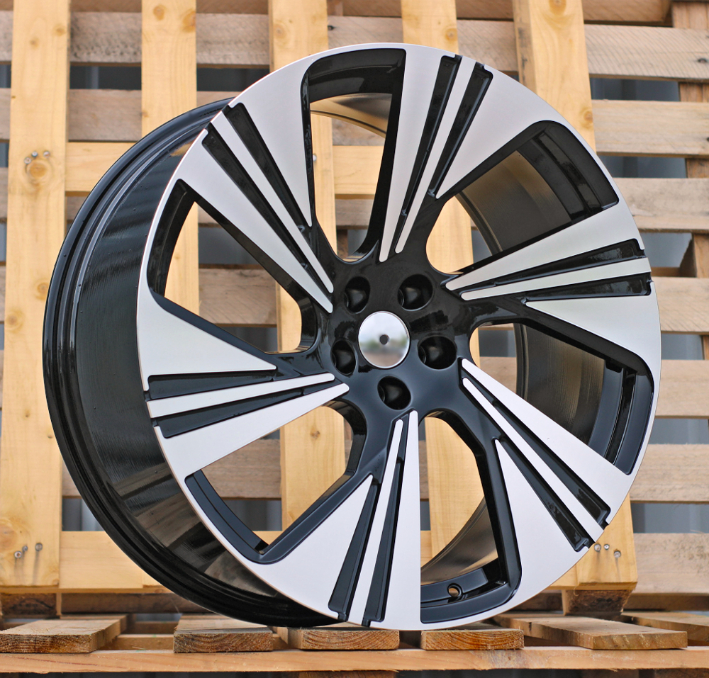 Diski R22 5x112 J10 ET20 RACINGLINE FB007 AUDI Black Polished (Hybrid Forged)